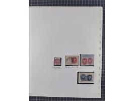 1850/67, gestempelte kleine Sammlung, dabei Mi. 2 auf Brief von "187"/Brilon sowie 6a im 3er-Streifen auf Brief