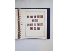 1872/45, ungebrauchter, teils postfrische, und gestempelte Sammlung mit u.a. Bl.1-3, SAF auf Karte sowie kleinem Teil Besetzu