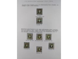 1867/79, ungebrauchte, wenig postfrische und gestempelte Sammlung, ab Mi.-Nr. 1I und 1II ungebraucht und gestempelt, Mi.-Nr. 