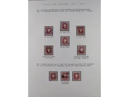 1867/79, ungebrauchte, wenig postfrische und gestempelte Sammlung, ab Mi.-Nr. 1I und 1II ungebraucht und gestempelt, Mi.-Nr. 