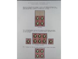 1867/79, ungebrauchte, wenig postfrische und gestempelte Sammlung, ab Mi.-Nr. 1I und 1II ungebraucht und gestempelt, Mi.-Nr. 