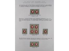 1867/79, ungebrauchte, wenig postfrische und gestempelte Sammlung, ab Mi.-Nr. 1I und 1II ungebraucht und gestempelt, Mi.-Nr. 