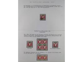 1867/79, ungebrauchte, wenig postfrische und gestempelte Sammlung, ab Mi.-Nr. 1I und 1II ungebraucht und gestempelt, Mi.-Nr. 