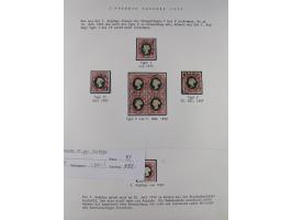 1867/79, ungebrauchte, wenig postfrische und gestempelte Sammlung, ab Mi.-Nr. 1I und 1II ungebraucht und gestempelt, Mi.-Nr. 