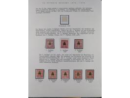 1867/79, ungebrauchte, wenig postfrische und gestempelte Sammlung, ab Mi.-Nr. 1I und 1II ungebraucht und gestempelt, Mi.-Nr. 