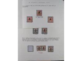1867/79, ungebrauchte, wenig postfrische und gestempelte Sammlung, ab Mi.-Nr. 1I und 1II ungebraucht und gestempelt, Mi.-Nr. 