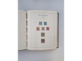 1945/80 (ca.), postfrischer, ungebrauchter und gestempelter Sammlungsbestand in 9 Alben, dabei Bizone mit Mi. 52-68 I+II und 