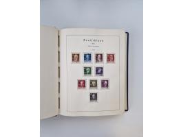 1945/80 (ca.), postfrischer, ungebrauchter und gestempelter Sammlungsbestand in 9 Alben, dabei Bizone mit Mi. 52-68 I+II und 