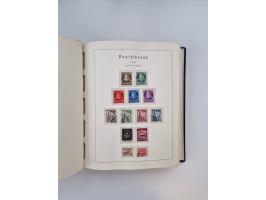 1945/80 (ca.), postfrischer, ungebrauchter und gestempelter Sammlungsbestand in 9 Alben, dabei Bizone mit Mi. 52-68 I+II und 