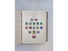 1945/80 (ca.), postfrischer, ungebrauchter und gestempelter Sammlungsbestand in 9 Alben, dabei Bizone mit Mi. 52-68 I+II und 