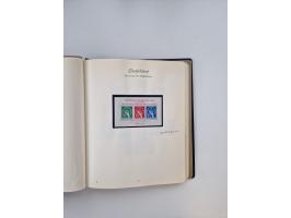 1945/80 (ca.), postfrischer, ungebrauchter und gestempelter Sammlungsbestand in 9 Alben, dabei Bizone mit Mi. 52-68 I+II und 