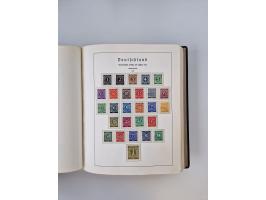 1945/80 (ca.), postfrischer, ungebrauchter und gestempelter Sammlungsbestand in 9 Alben, dabei Bizone mit Mi. 52-68 I+II und 