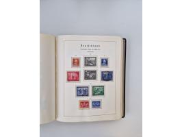 1945/80 (ca.), postfrischer, ungebrauchter und gestempelter Sammlungsbestand in 9 Alben, dabei Bizone mit Mi. 52-68 I+II und 