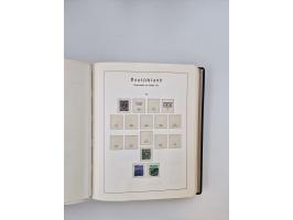 1945/80 (ca.), postfrischer, ungebrauchter und gestempelter Sammlungsbestand in 9 Alben, dabei Bizone mit Mi. 52-68 I+II und 