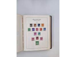 1945/80 (ca.), postfrischer, ungebrauchter und gestempelter Sammlungsbestand in 9 Alben, dabei Bizone mit Mi. 52-68 I+II und 