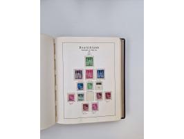 1945/80 (ca.), postfrischer, ungebrauchter und gestempelter Sammlungsbestand in 9 Alben, dabei Bizone mit Mi. 52-68 I+II und 