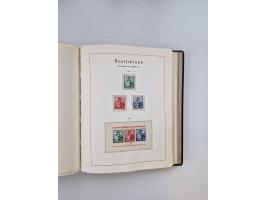 1945/80 (ca.), postfrischer, ungebrauchter und gestempelter Sammlungsbestand in 9 Alben, dabei Bizone mit Mi. 52-68 I+II und 