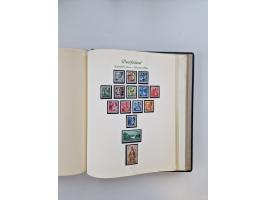 1945/80 (ca.), postfrischer, ungebrauchter und gestempelter Sammlungsbestand in 9 Alben, dabei Bizone mit Mi. 52-68 I+II und 