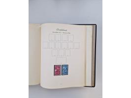 1945/80 (ca.), postfrischer, ungebrauchter und gestempelter Sammlungsbestand in 9 Alben, dabei Bizone mit Mi. 52-68 I+II und 