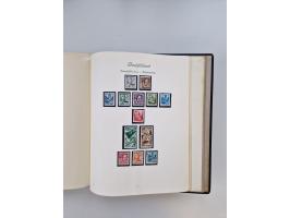 1945/80 (ca.), postfrischer, ungebrauchter und gestempelter Sammlungsbestand in 9 Alben, dabei Bizone mit Mi. 52-68 I+II und 