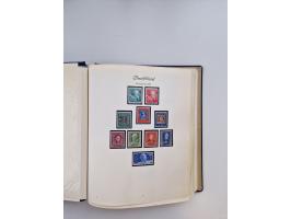 1945/80 (ca.), postfrischer, ungebrauchter und gestempelter Sammlungsbestand in 9 Alben, dabei Bizone mit Mi. 52-68 I+II und 