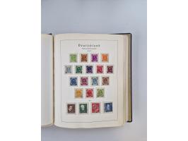 1945/80 (ca.), postfrischer, ungebrauchter und gestempelter Sammlungsbestand in 9 Alben, dabei Bizone mit Mi. 52-68 I+II und 