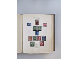 1945/80 (ca.), postfrischer, ungebrauchter und gestempelter Sammlungsbestand in 9 Alben, dabei Bizone mit Mi. 52-68 I+II und 