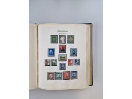 1945/80 (ca.), postfrischer, ungebrauchter und gestempelter Sammlungsbestand in 9 Alben, dabei Bizone mit Mi. 52-68 I+II und 