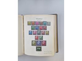 1945/80 (ca.), postfrischer, ungebrauchter und gestempelter Sammlungsbestand in 9 Alben, dabei Bizone mit Mi. 52-68 I+II und 