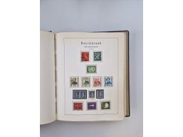 1945/80 (ca.), postfrischer, ungebrauchter und gestempelter Sammlungsbestand in 9 Alben, dabei Bizone mit Mi. 52-68 I+II und 