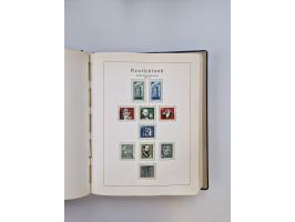 1945/80 (ca.), postfrischer, ungebrauchter und gestempelter Sammlungsbestand in 9 Alben, dabei Bizone mit Mi. 52-68 I+II und 