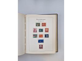 1945/80 (ca.), postfrischer, ungebrauchter und gestempelter Sammlungsbestand in 9 Alben, dabei Bizone mit Mi. 52-68 I+II und 