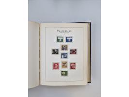 1945/80 (ca.), postfrischer, ungebrauchter und gestempelter Sammlungsbestand in 9 Alben, dabei Bizone mit Mi. 52-68 I+II und 