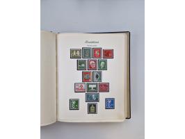 1945/80 (ca.), postfrischer, ungebrauchter und gestempelter Sammlungsbestand in 9 Alben, dabei Bizone mit Mi. 52-68 I+II und 