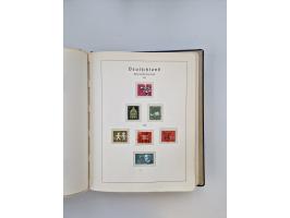 1945/80 (ca.), postfrischer, ungebrauchter und gestempelter Sammlungsbestand in 9 Alben, dabei Bizone mit Mi. 52-68 I+II und 