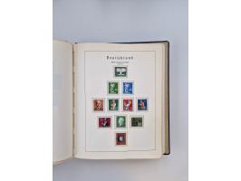 1945/80 (ca.), postfrischer, ungebrauchter und gestempelter Sammlungsbestand in 9 Alben, dabei Bizone mit Mi. 52-68 I+II und 