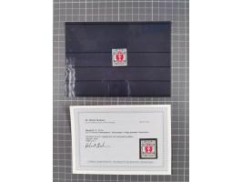 1921/23, meist postfrische Partie mit 23 Stücken mit geklebter Papierbahn, dabei Mi.-Nr. 73Pa, 74Pa (2), 76-77Pa, 78Pa (4), 7