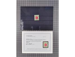 1921/23, meist postfrische Partie mit 23 Stücken mit geklebter Papierbahn, dabei Mi.-Nr. 73Pa, 74Pa (2), 76-77Pa, 78Pa (4), 7