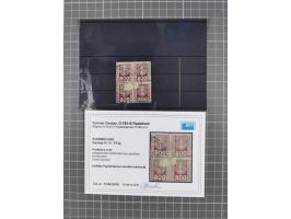 1921/23, meist postfrische Partie mit 23 Stücken mit geklebter Papierbahn, dabei Mi.-Nr. 73Pa, 74Pa (2), 76-77Pa, 78Pa (4), 7