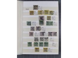 Baden bis Württemberg, meist gestempelte Partie, dabei einige bessere Ausgaben, teils signiert, unterschiedliche Erhaltung