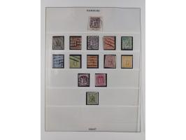 Baden bis Württemberg, meist gestempelte Sammlung, dabei einige komplette Ausgaben und bessere Werte, Baden Mi.-Nr. 1, etc., 