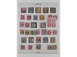 Baden bis Württemberg, meist gestempelte Sammlung, dabei einige komplette Ausgaben und bessere Werte, Baden Mi.-Nr. 1, etc., 