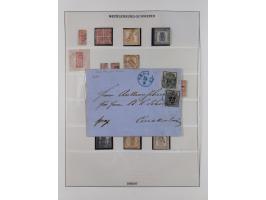 Baden bis Württemberg, meist gestempelte Sammlung, dabei einige komplette Ausgaben und bessere Werte, Baden Mi.-Nr. 1, etc., 