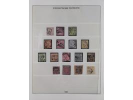 Baden bis Württemberg, meist gestempelte Sammlung, dabei einige komplette Ausgaben und bessere Werte, Baden Mi.-Nr. 1, etc., 