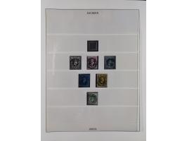 Baden bis Württemberg, meist gestempelte Sammlung, dabei einige komplette Ausgaben und bessere Werte, Baden Mi.-Nr. 1, etc., 