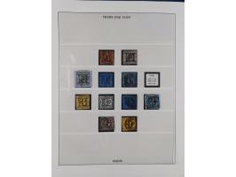 Baden bis Württemberg, meist gestempelte Sammlung, dabei einige komplette Ausgaben und bessere Werte, Baden Mi.-Nr. 1, etc., 