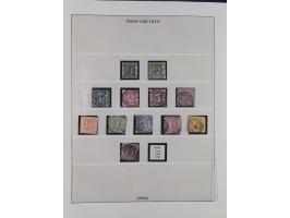 Baden bis Württemberg, meist gestempelte Sammlung, dabei einige komplette Ausgaben und bessere Werte, Baden Mi.-Nr. 1, etc., 