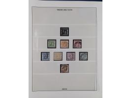 Baden bis Württemberg, meist gestempelte Sammlung, dabei einige komplette Ausgaben und bessere Werte, Baden Mi.-Nr. 1, etc., 