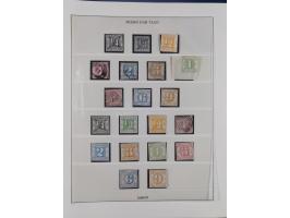 Baden bis Württemberg, meist gestempelte Sammlung, dabei einige komplette Ausgaben und bessere Werte, Baden Mi.-Nr. 1, etc., 