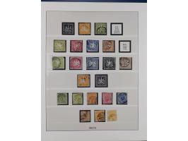 Baden bis Württemberg, meist gestempelte Sammlung, dabei einige komplette Ausgaben und bessere Werte, Baden Mi.-Nr. 1, etc., 